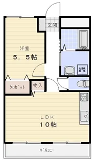 メゾンウイング【2階】の間取り