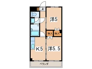 ソシアドエル【3階】の間取り