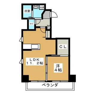 アベニューA【4階】の間取り