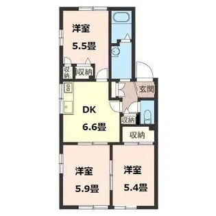 WIN湘南A【1階】の間取り