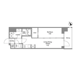 シーズンフラッツ大森西【4階】の間取り