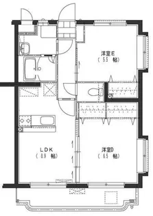 ユーミーMitsuki【1階】の間取り