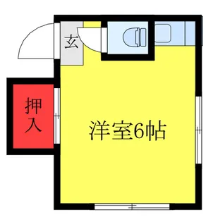 上利ビル【4階】の間取り