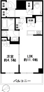 ブリリアタワーズ目黒サウスレジデンス【5階】の間取り