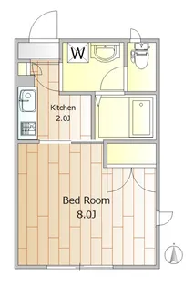 メゾン・ド・ボヌール(奥沢3丁目住宅)【1階】の間取り
