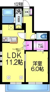 Hachiman East ハチマンイーストの間取り