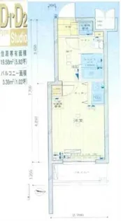 ルーブル新宿西落合参番館【2階】の間取り