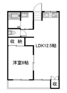 コーポオランジェ【2階】の間取り