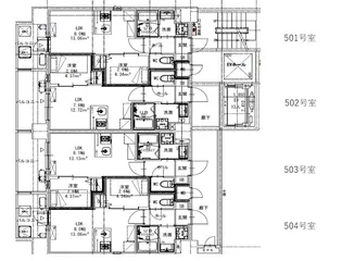 RAN TERRACE 春吉【5階】の間取り