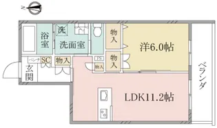 (シニア限定)ヘーベルヴィレッジ武蔵新城II~Grande Legato【2階】の間取り