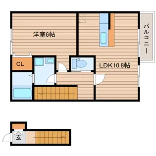 フィオーレH・S【2階】の間取り