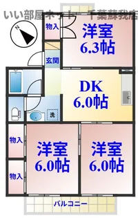 メゾン アイレット【2階】の間取り