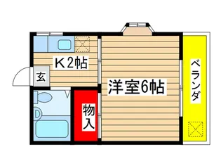 ヒルズコ-ポ【2階】の間取り