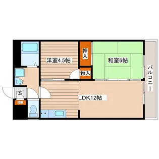 福室アベニュー【5階】の間取り
