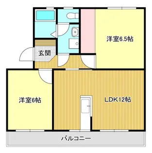 上島マンション【3階】の間取り
