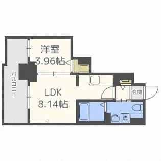 パシフィックタワー札幌【27階】の間取り