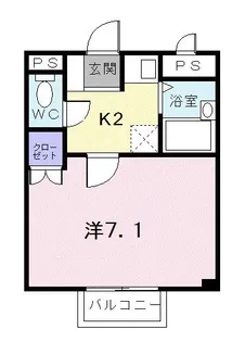 オーキッドテラス平井【2階】の間取り