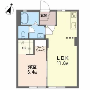 ノイエスつつじが丘【1階】の間取り