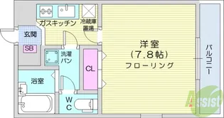 米ヶ袋ベルサンテ【3階】の間取り