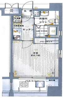 サヴォイテンジンクォーター【14階】の間取り
