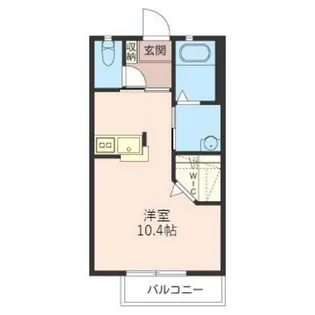 ウィステリアD【2階】の間取り