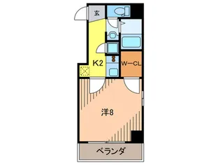 ビガ-ポリス133宝塚【11階】の間取り