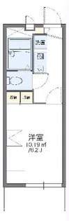 レオパレスMOGAMI【3階】の間取り