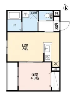 THE BASE 高座渋谷【3階】の間取り