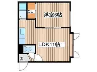 バロンハイツ白樺【3階】の間取り