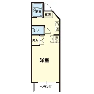 アレグリア黒髪【3階】の間取り