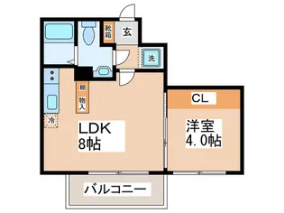 ヴィストリア立売堀【11階】の間取り