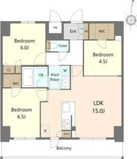 S-RESIDENCE高岳ardent(アーデント)【13階】の間取り
