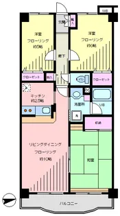 レジデンス向山【2階】の間取り