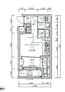 RELUXIA武蔵中原【3階】の間取り
