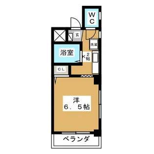 コアロード桜【4階】の間取り