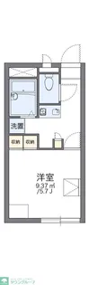 レオパレススカイピア【1階】の間取り