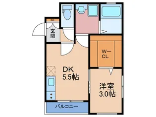 アヴィータ豊島北【1階】の間取り