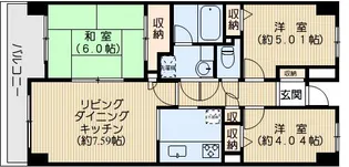 ランテルナ小石川【4階】の間取り