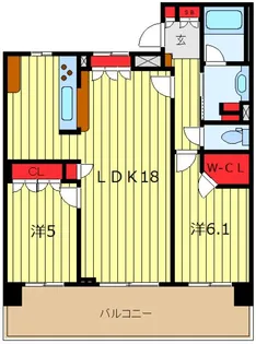 ジェイパーク田端【2階】の間取り