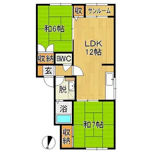 メイユール セルシオ【2階】の間取り