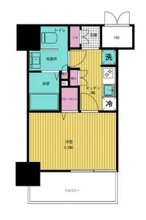 エンクレスト香椎【4階】の間取り