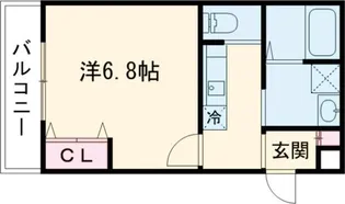 ALEGRIA津久野North【1階】の間取り