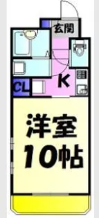 ヘレンハウス【1階】の間取り