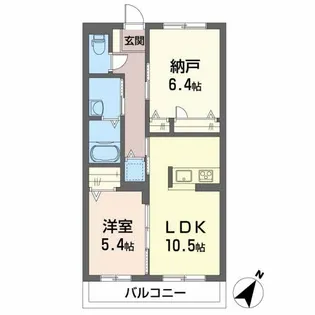 レインボーヒルズ【1階】の間取り