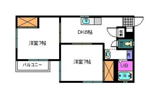 クレール田沼【2階】の間取り