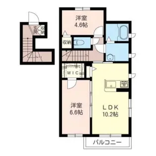 プランドール【2階】の間取り