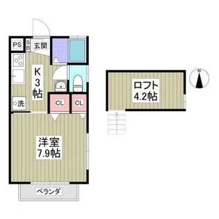 サンヴェール明光【2階】の間取り