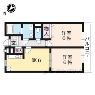 カサ・ピスタ【1階】の間取り