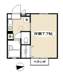 Merry和泉【1階】の間取り