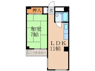 メゾンイワタ【3階】の間取り